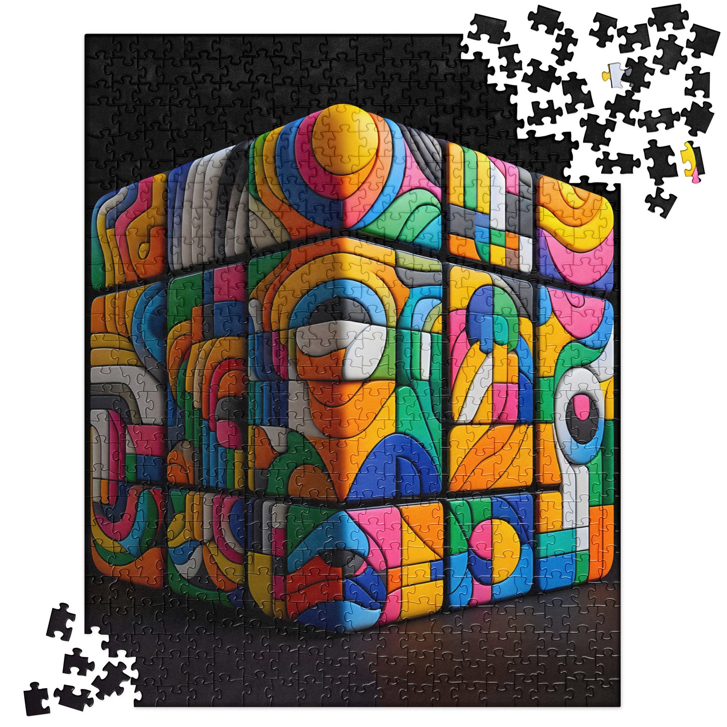 3D Colorful Cube - Jigsaw Puzzle #9