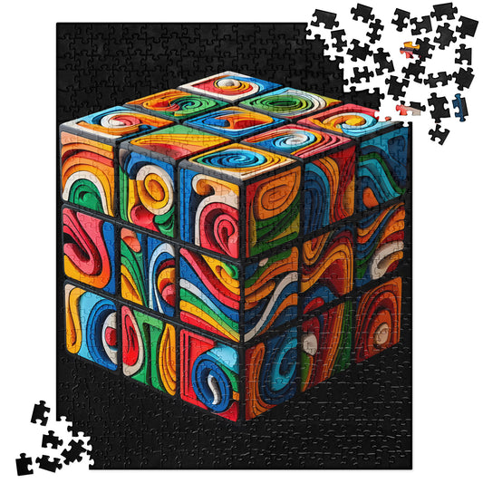 3D Colorful Cube - Jigsaw Puzzle #10