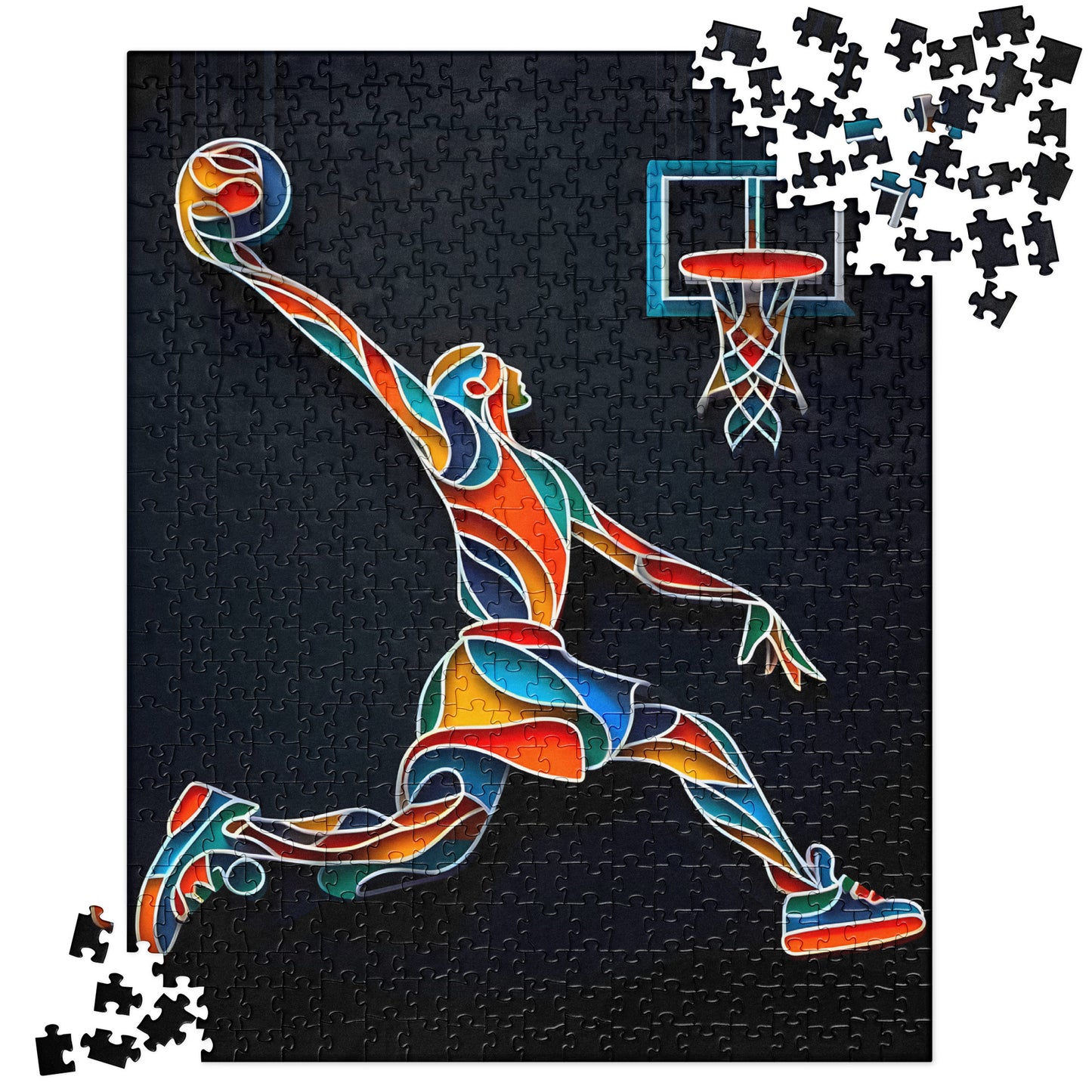 3D Basketball Player - Jigsaw Puzzle #1
