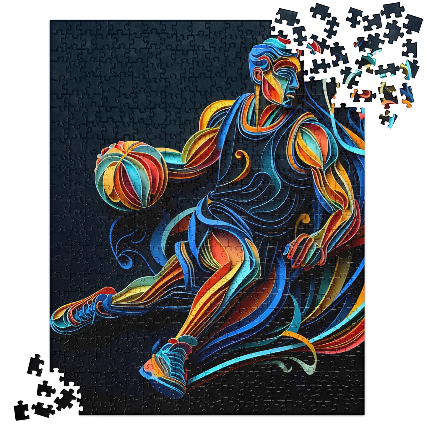 3D Basketball Player - Jigsaw Puzzle #7
