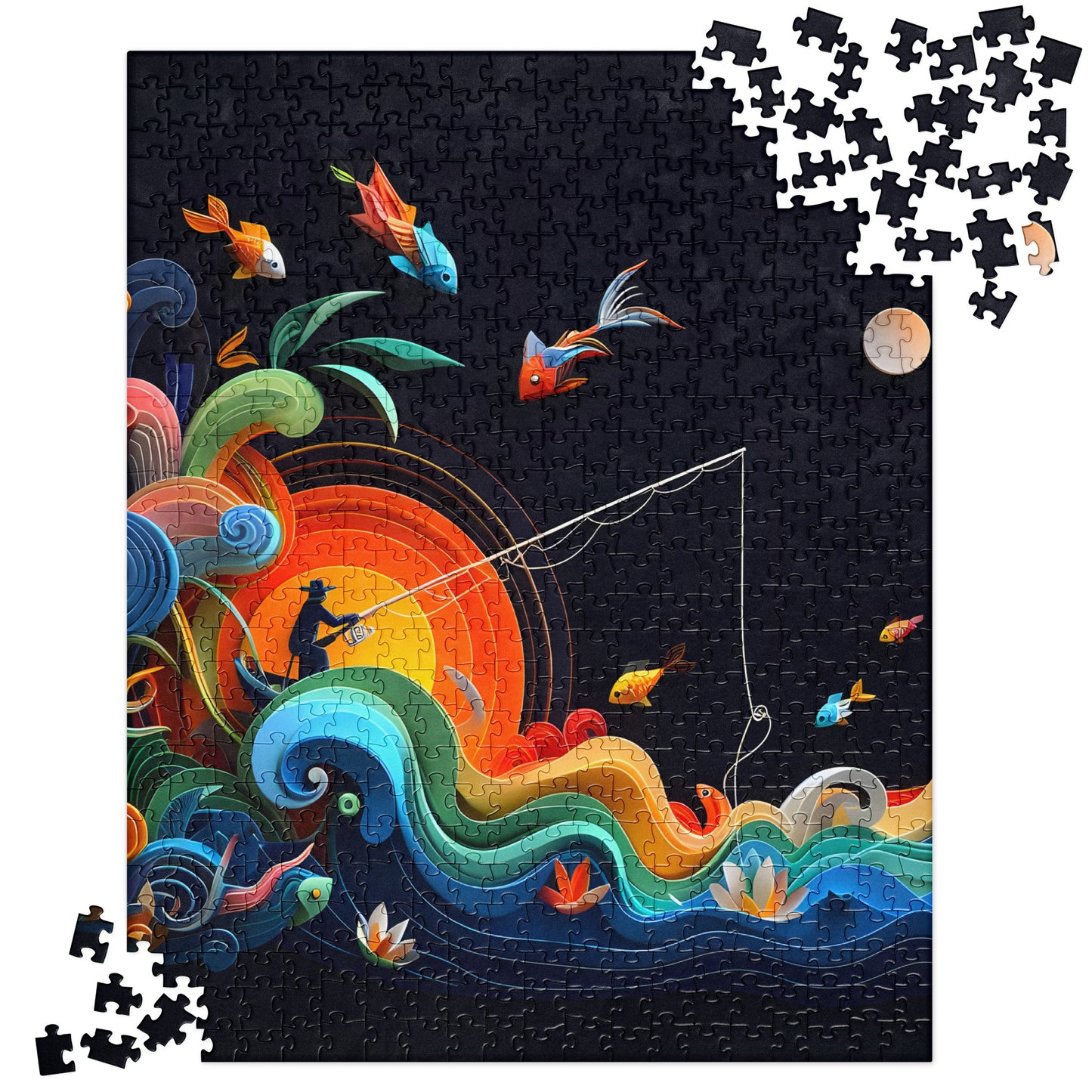 3D Outdoor Fishing - Jigsaw Puzzle #10