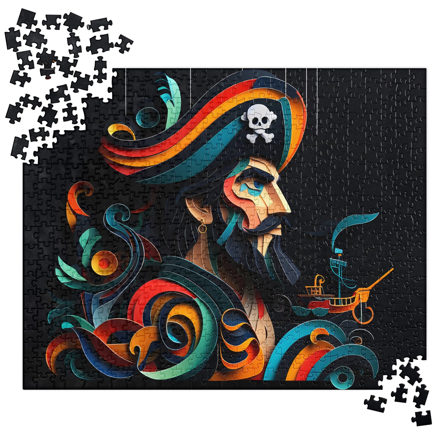 3D Sea Pirate - Jigsaw Puzzle #1