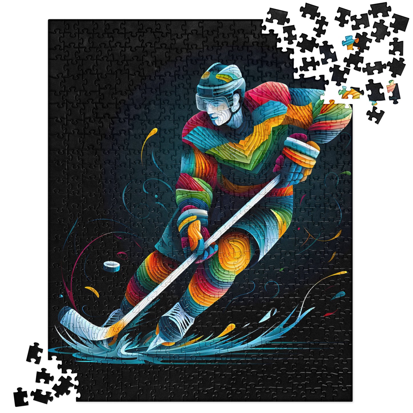 3D Ice Hockey Player - Jigsaw Puzzle #5