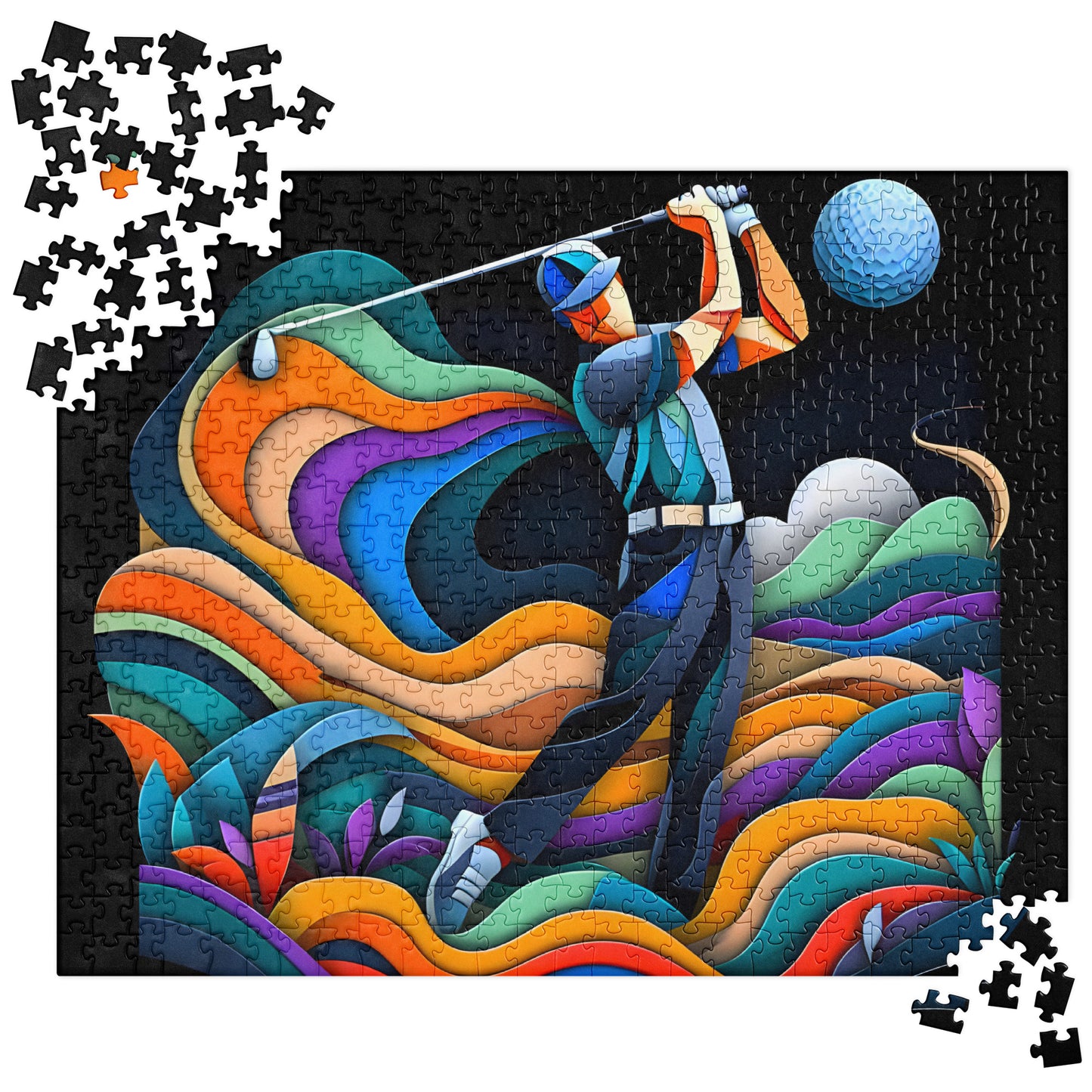 3D Golf Player - Jigsaw Puzzle #9