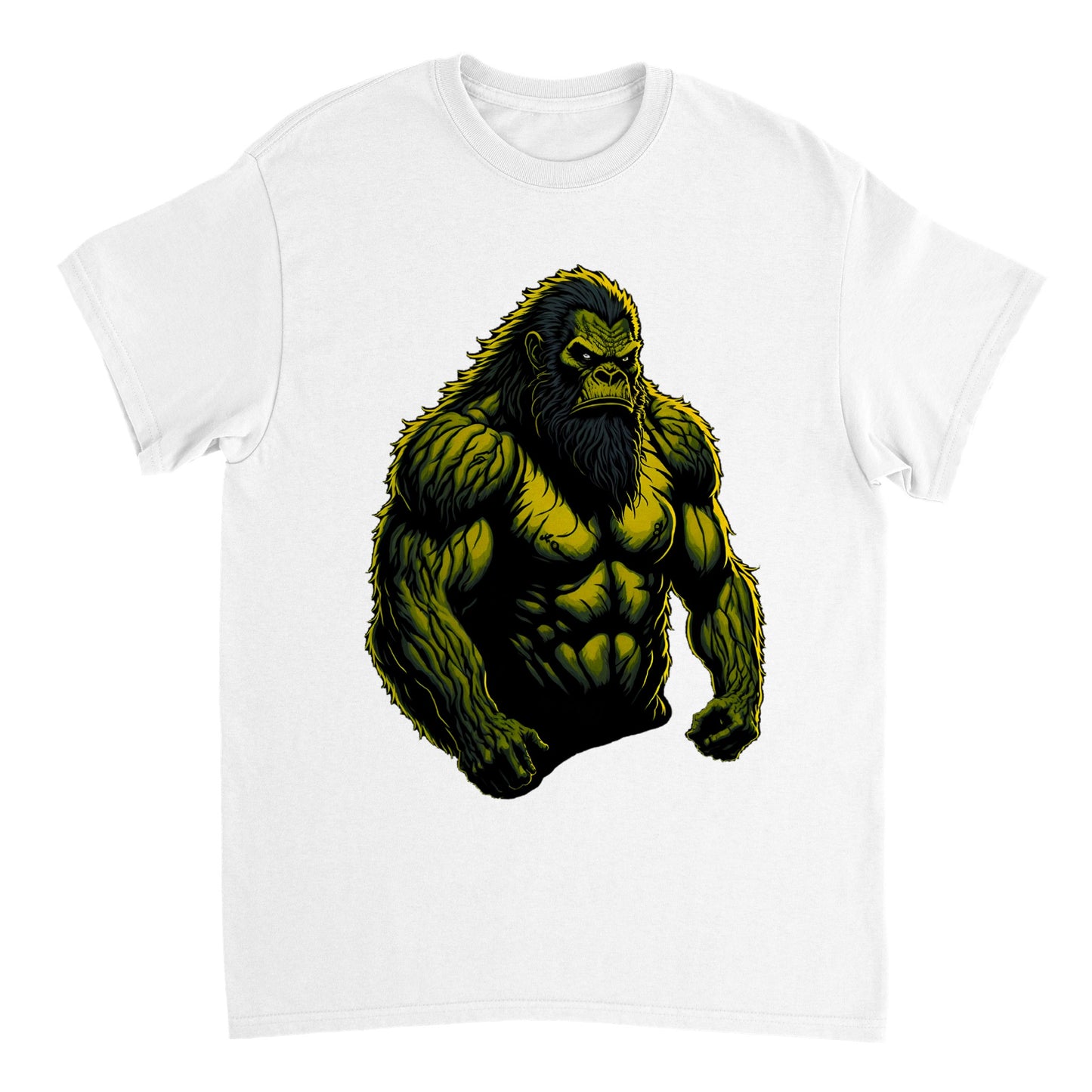 3D Bigfoot Art - Heavyweight Unisex Crewneck T-shirt 27