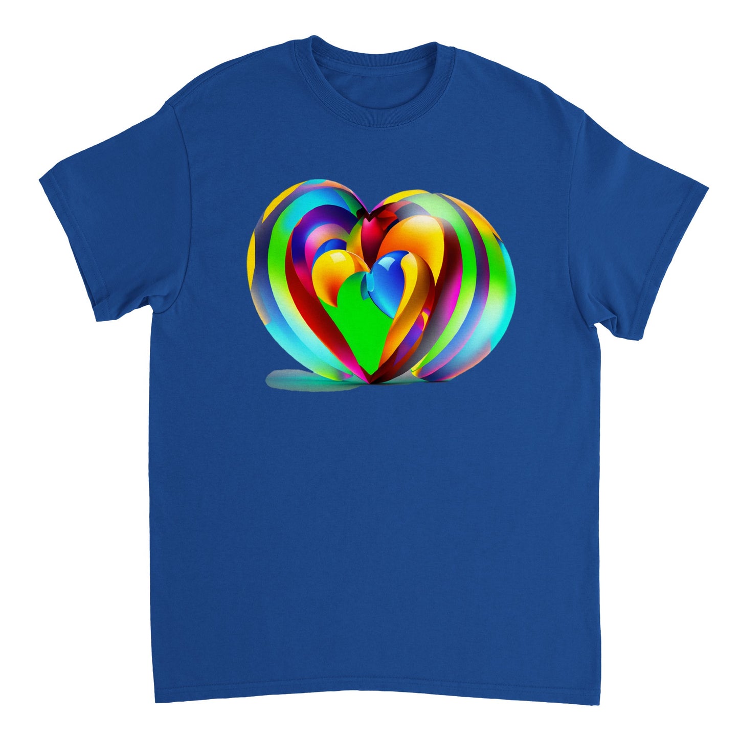 Love Heart - Heavyweight Unisex Crewneck T-shirt 46