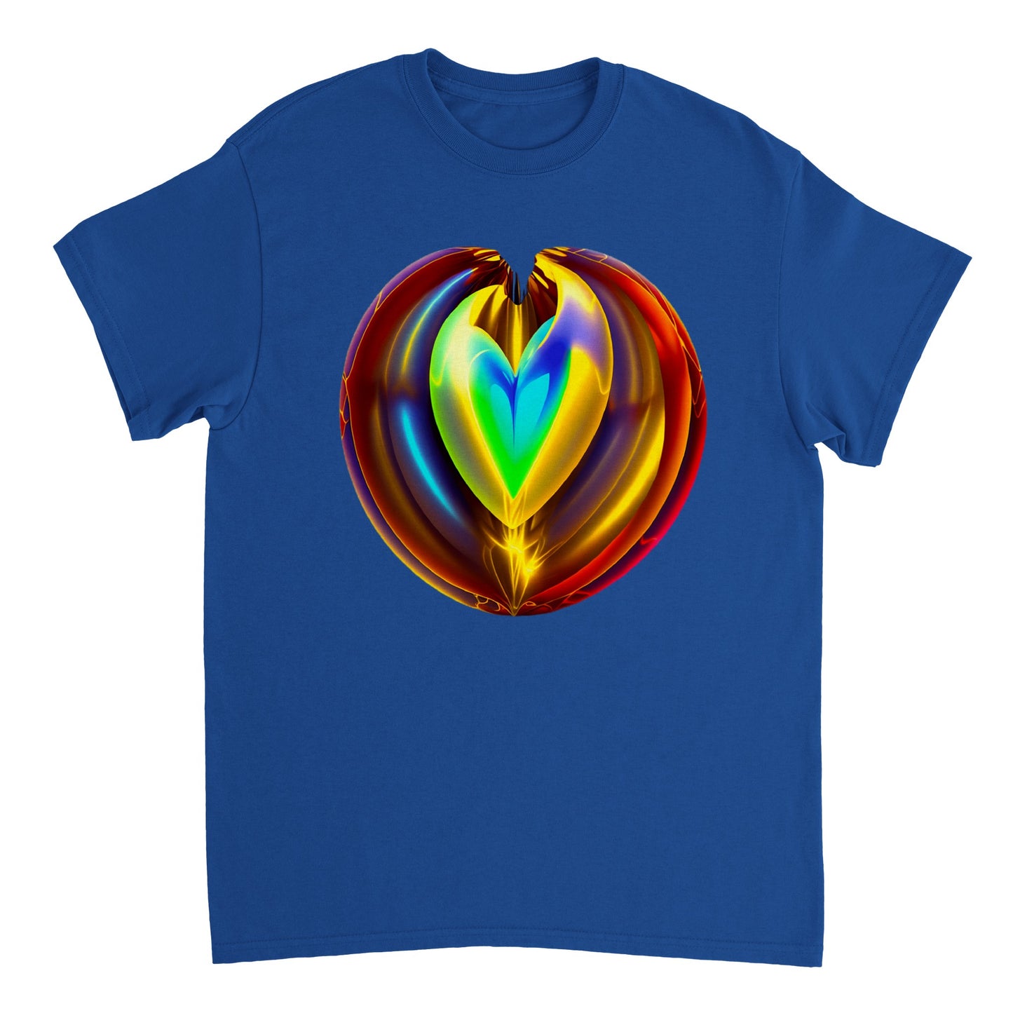 Love Heart - Heavyweight Unisex Crewneck T-shirt 51