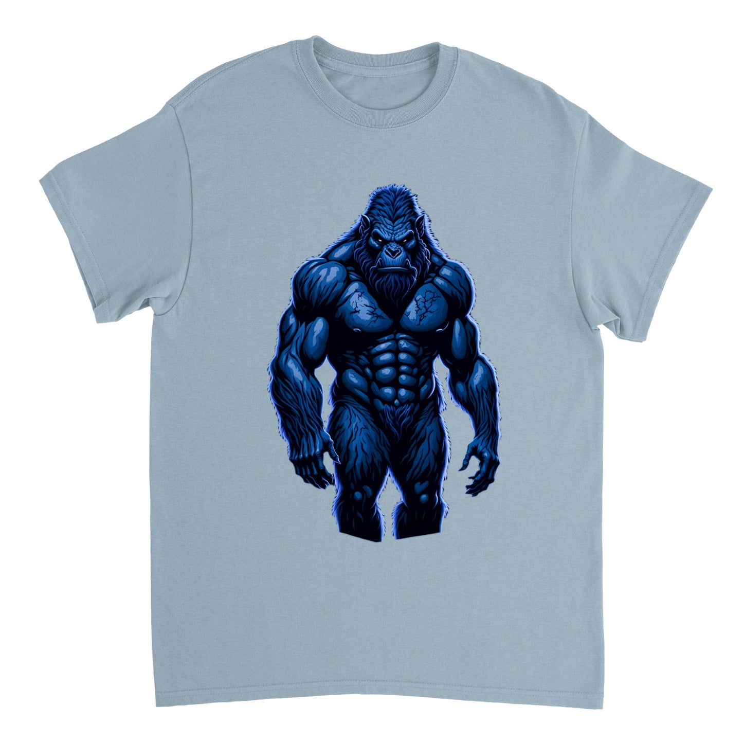 3D Bigfoot Art - Heavyweight Unisex Crewneck T-shirt 30