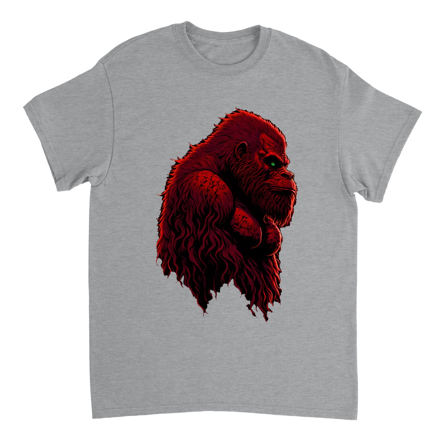 3D Bigfoot Art - Heavyweight Unisex Crewneck T-shirt 33
