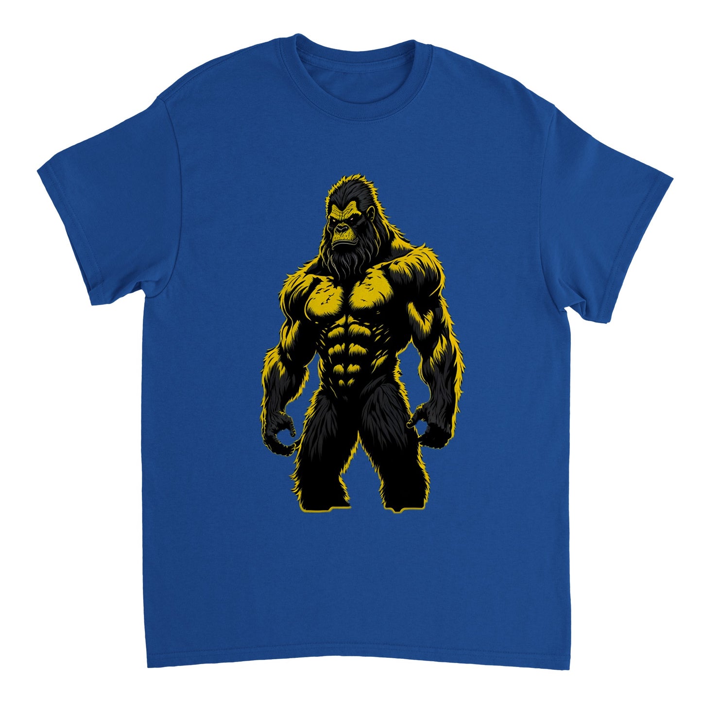 3D Bigfoot Art - Heavyweight Unisex Crewneck T-shirt 11