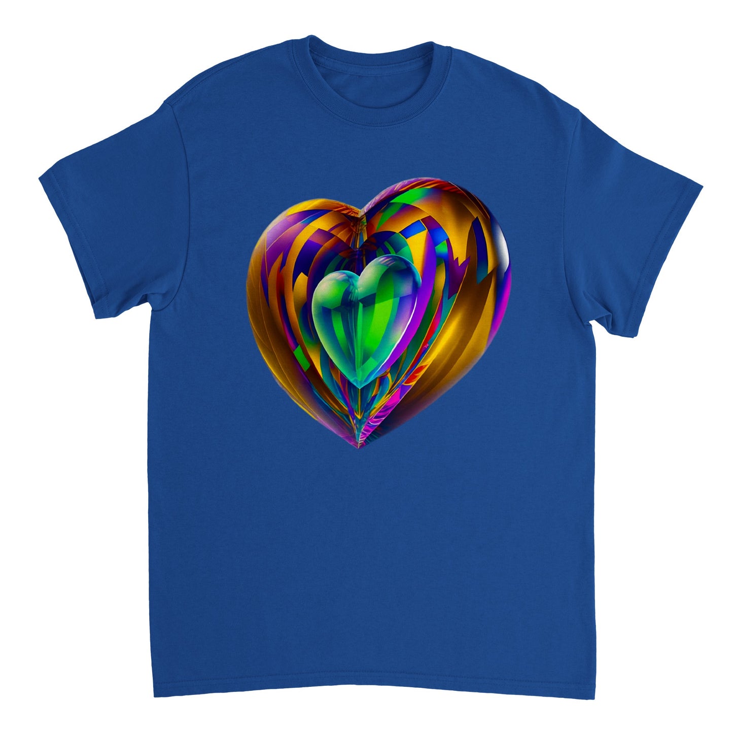 Love Heart - Heavyweight Unisex Crewneck T-shirt 92