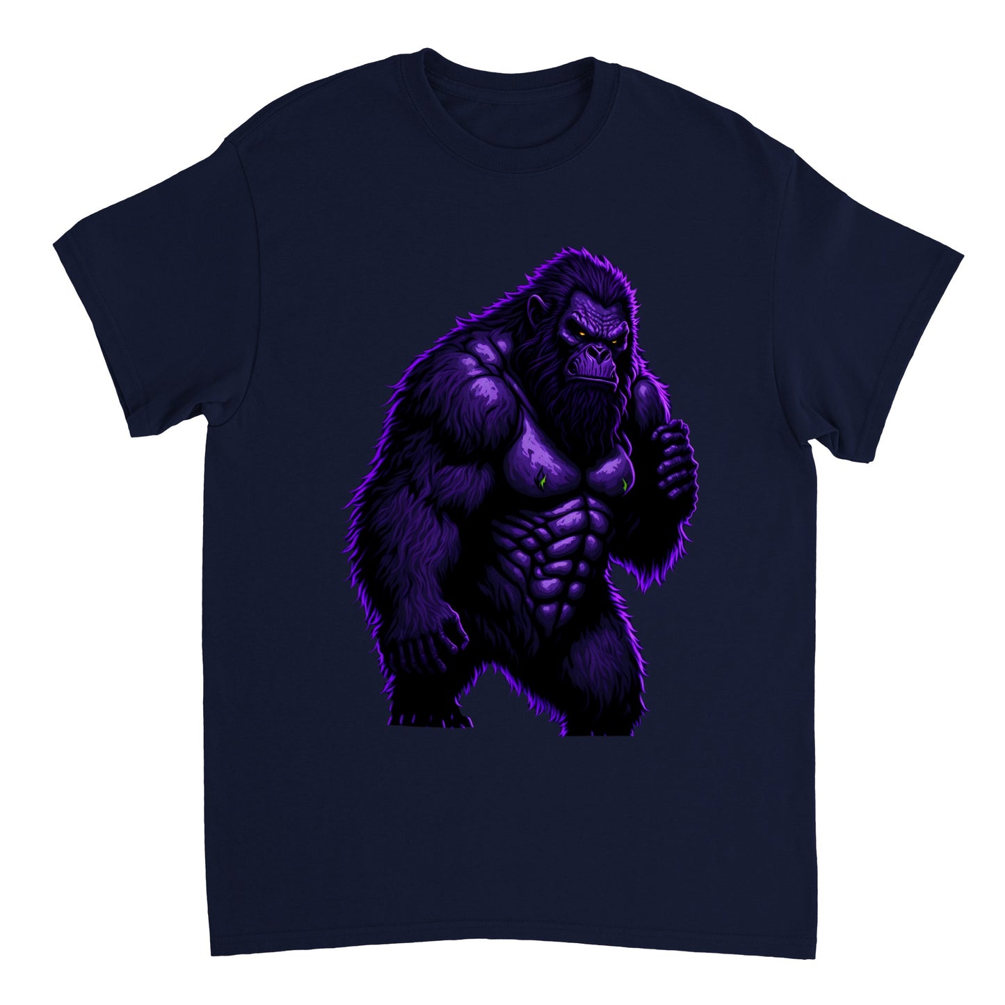 3D Bigfoot Art - Heavyweight Unisex Crewneck T-shirt 23