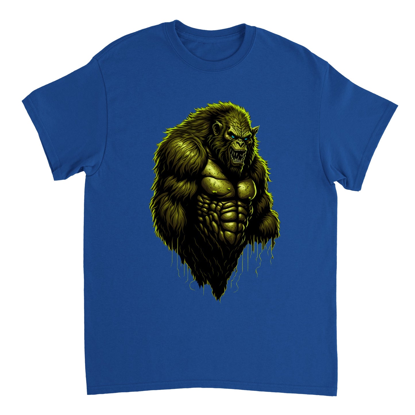 3D Bigfoot Art - Heavyweight Unisex Crewneck T-shirt 35