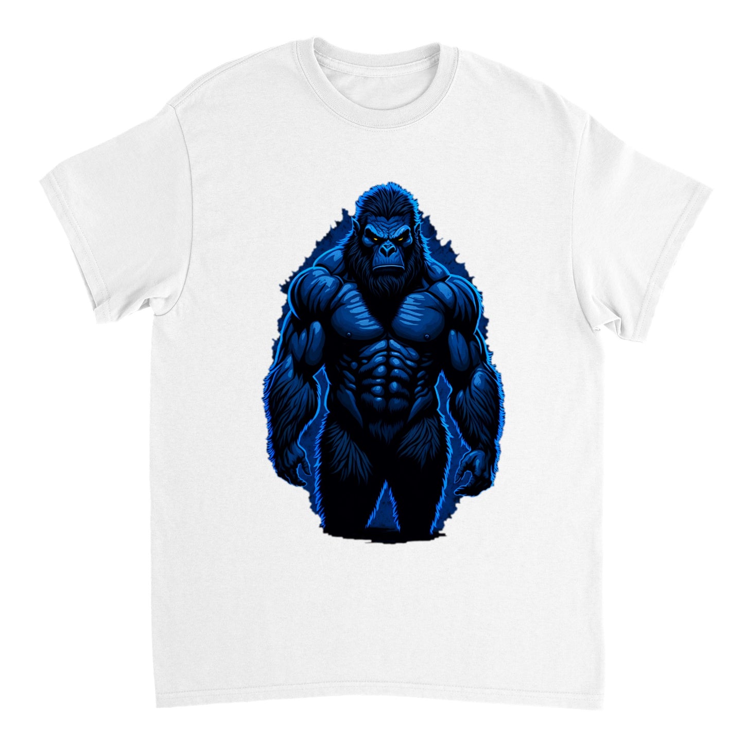 3D Bigfoot Art - Heavyweight Unisex Crewneck T-shirt 22