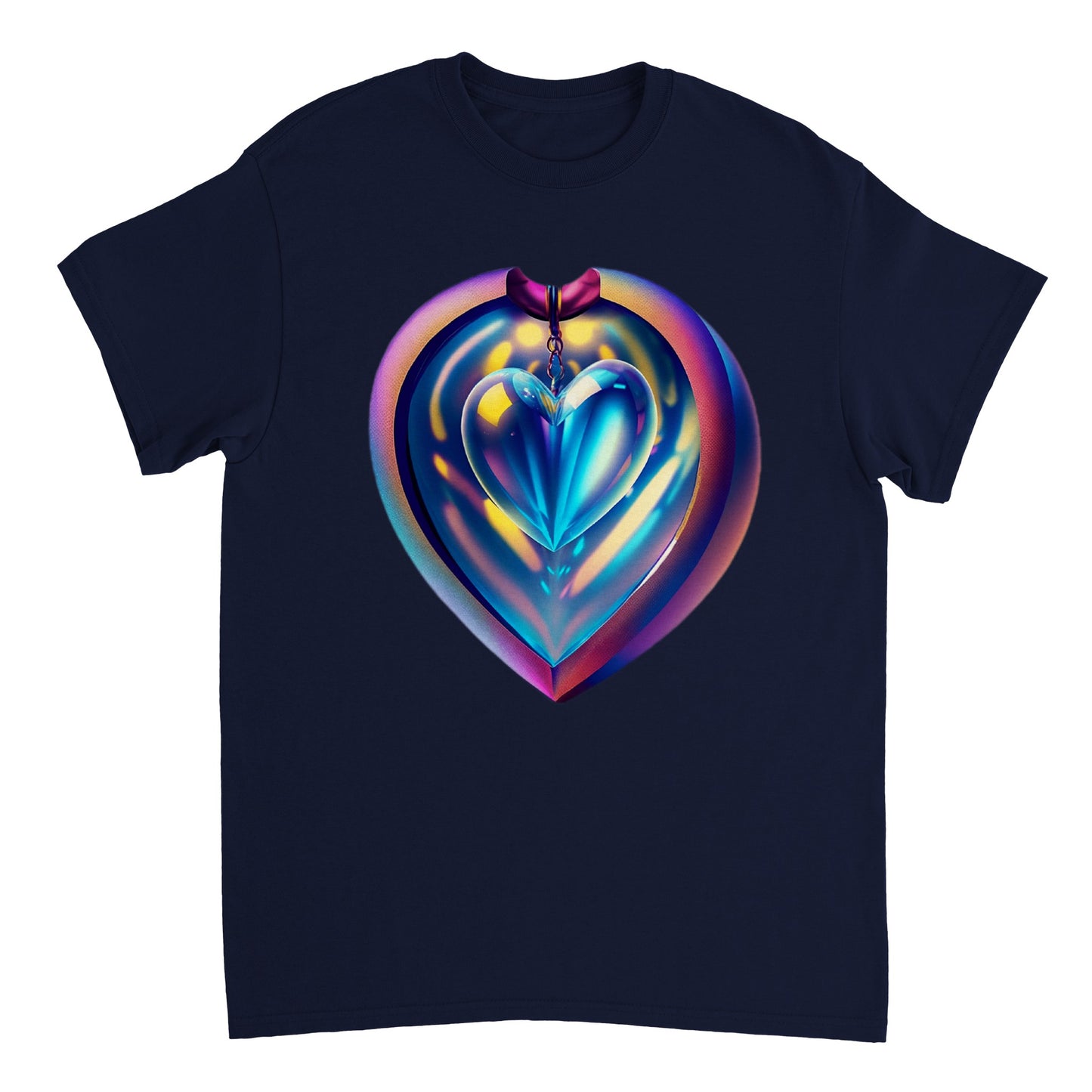 Love Heart - Heavyweight Unisex Crewneck T-shirt 59