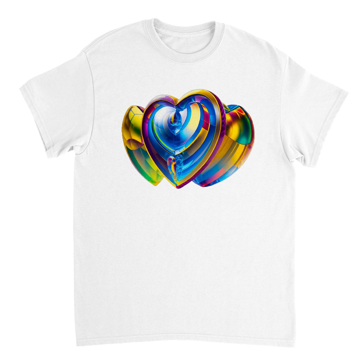 Love Heart - Heavyweight Unisex Crewneck T-shirt 73