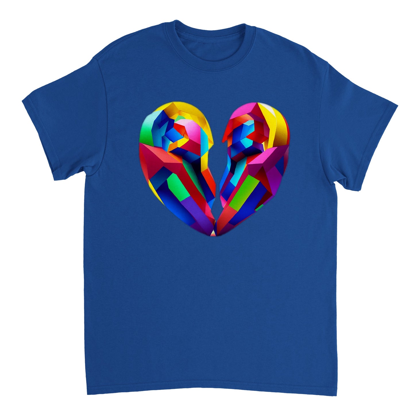 Love Heart - Heavyweight Unisex Crewneck T-shirt 10