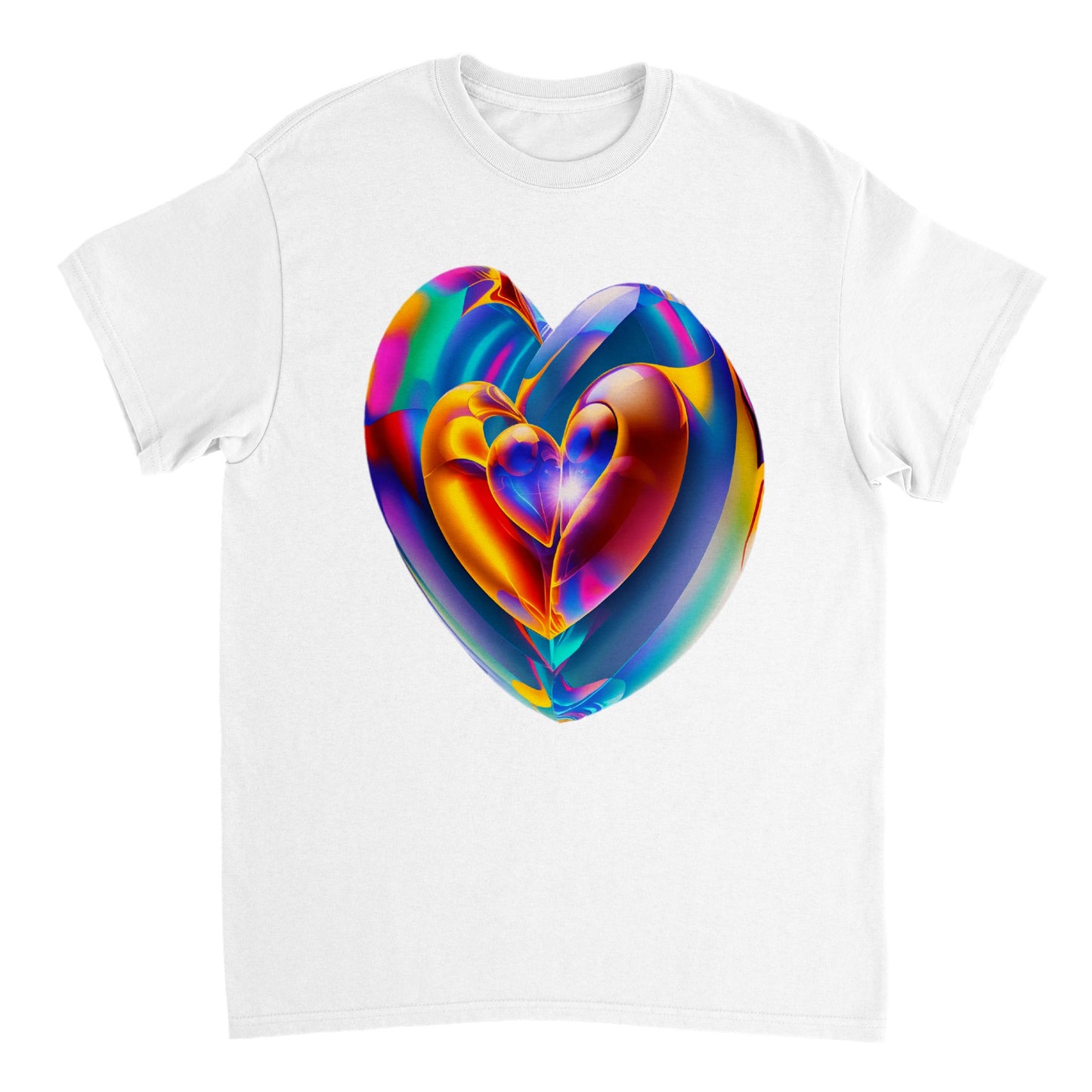 Love Heart - Heavyweight Unisex Crewneck T-shirt 39