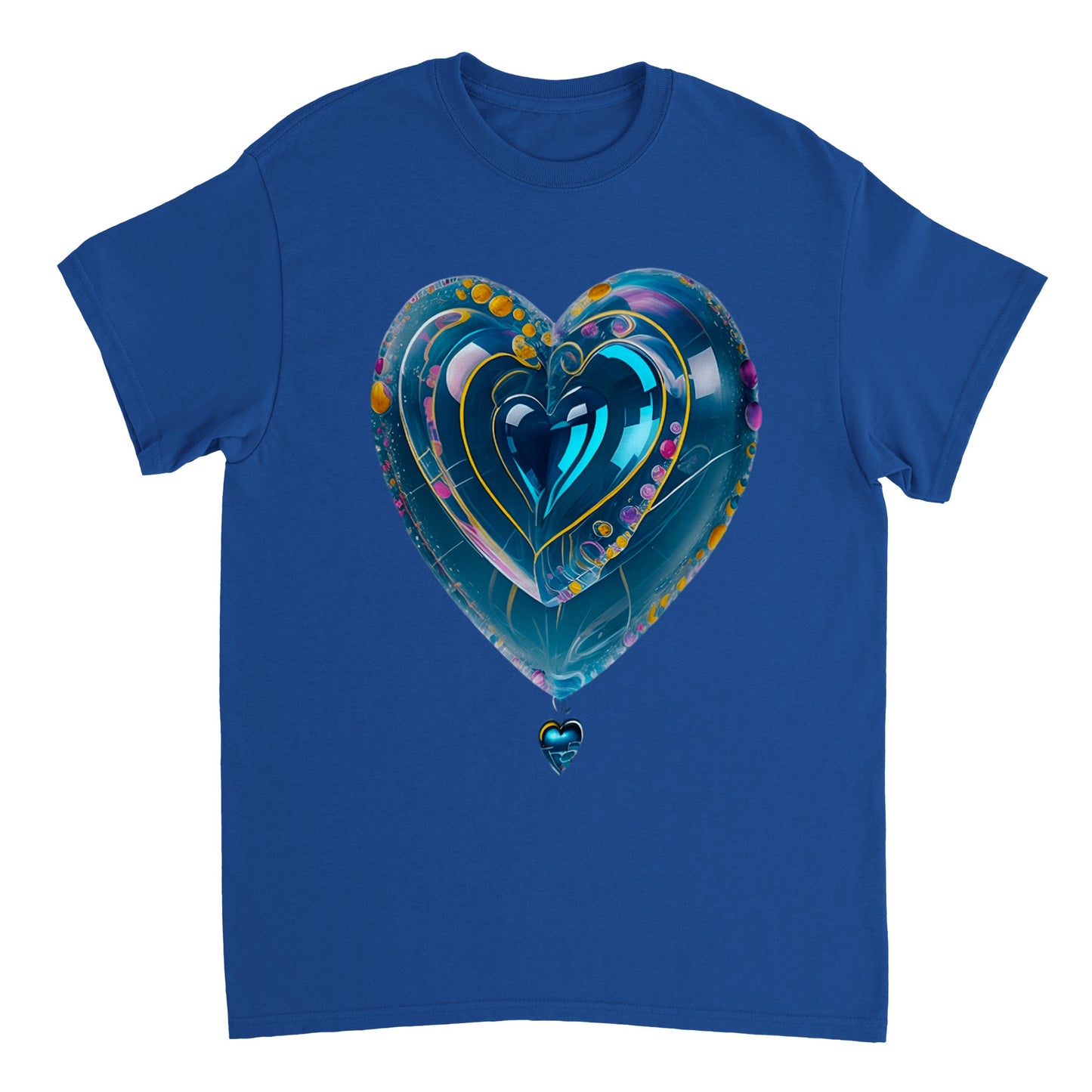 Love Heart - Heavyweight Unisex Crewneck T-shirt 71
