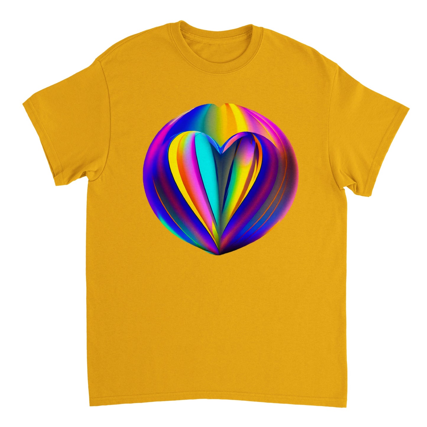 Love Heart - Heavyweight Unisex Crewneck T-shirt 37