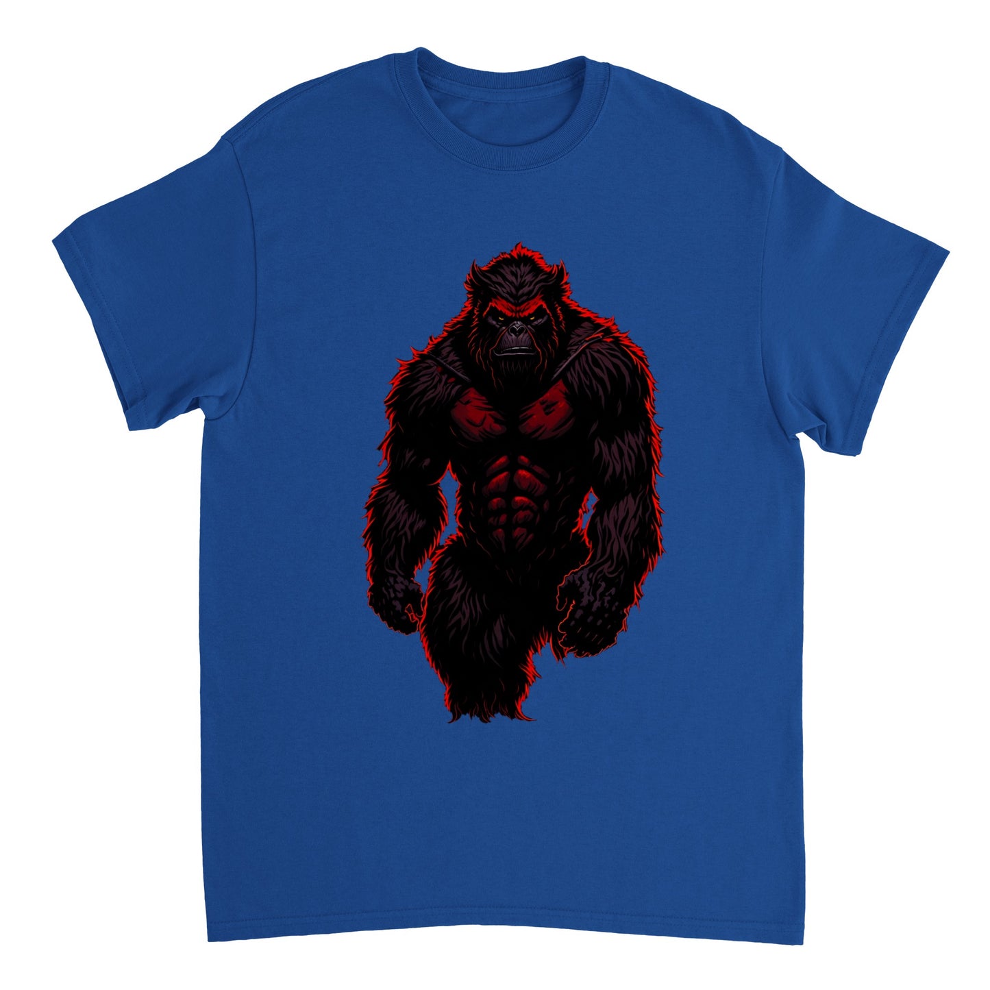 3D Bigfoot Art - Heavyweight Unisex Crewneck T-shirt 17