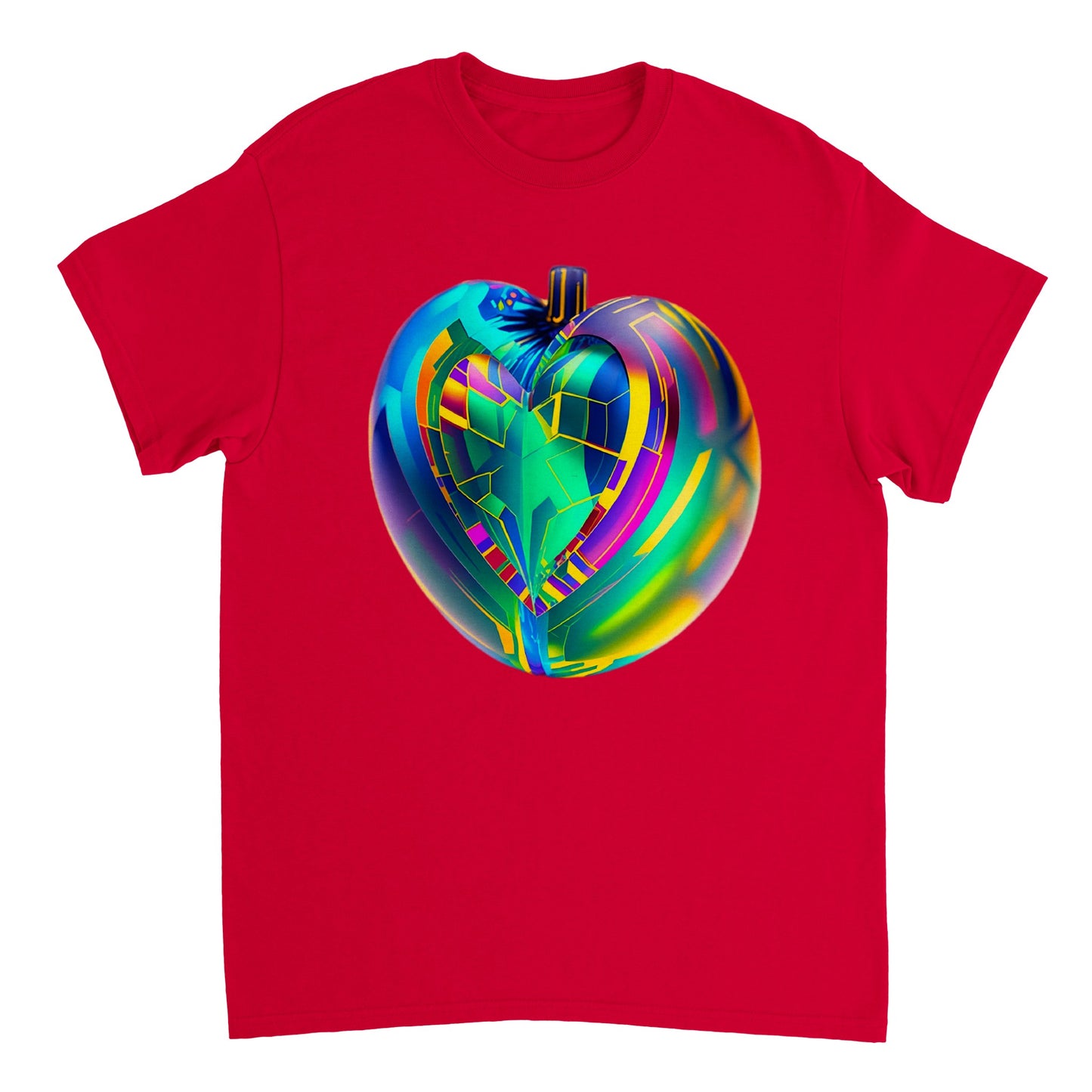 Love Heart - Heavyweight Unisex Crewneck T-shirt 69