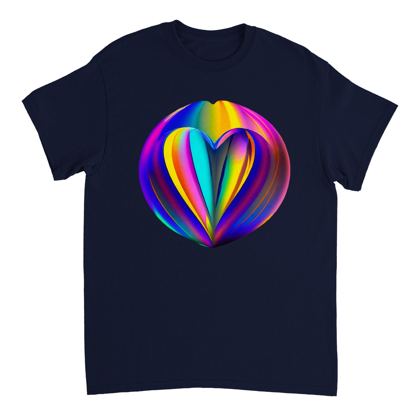 Love Heart - Heavyweight Unisex Crewneck T-shirt 37