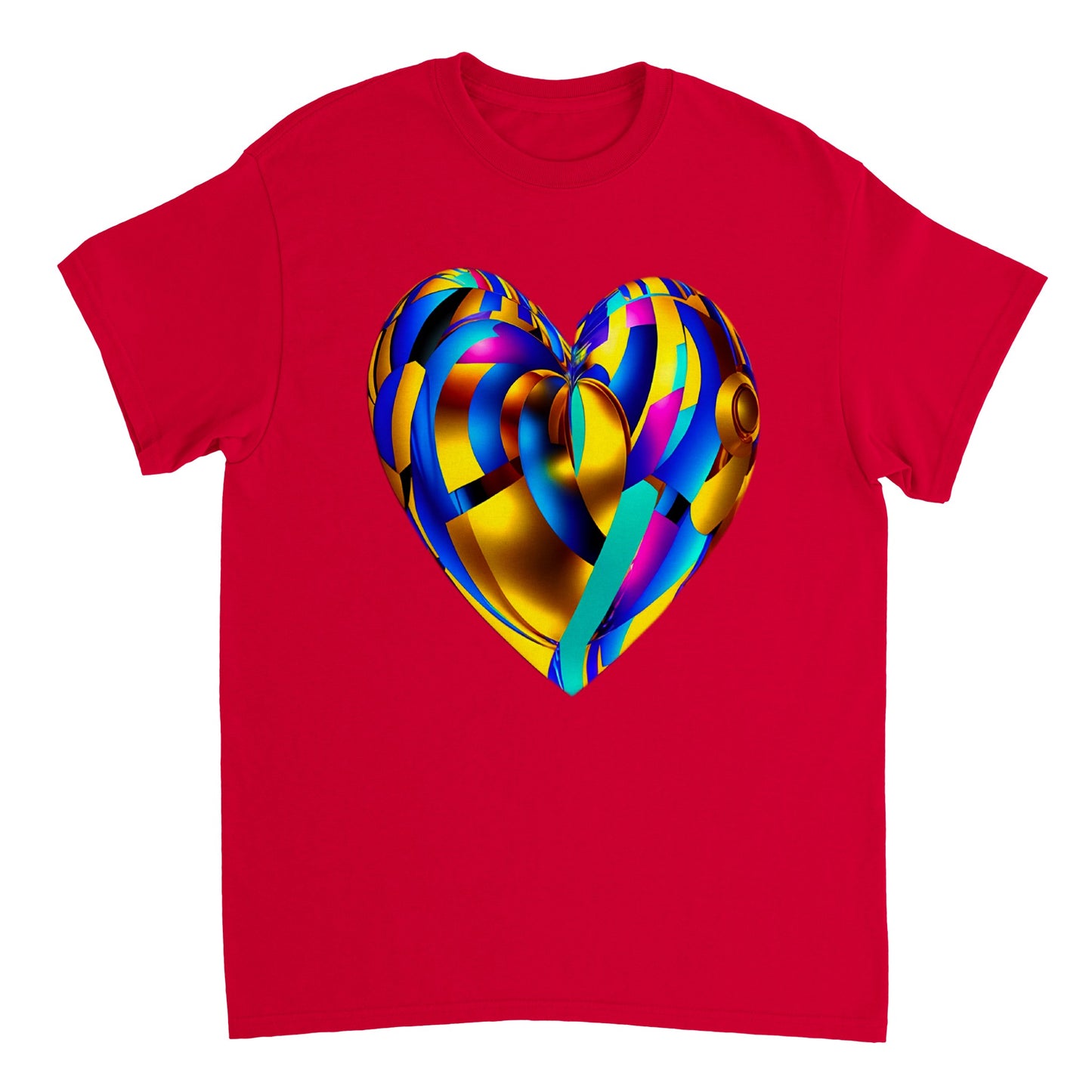 Love Heart - Heavyweight Unisex Crewneck T-shirt 63