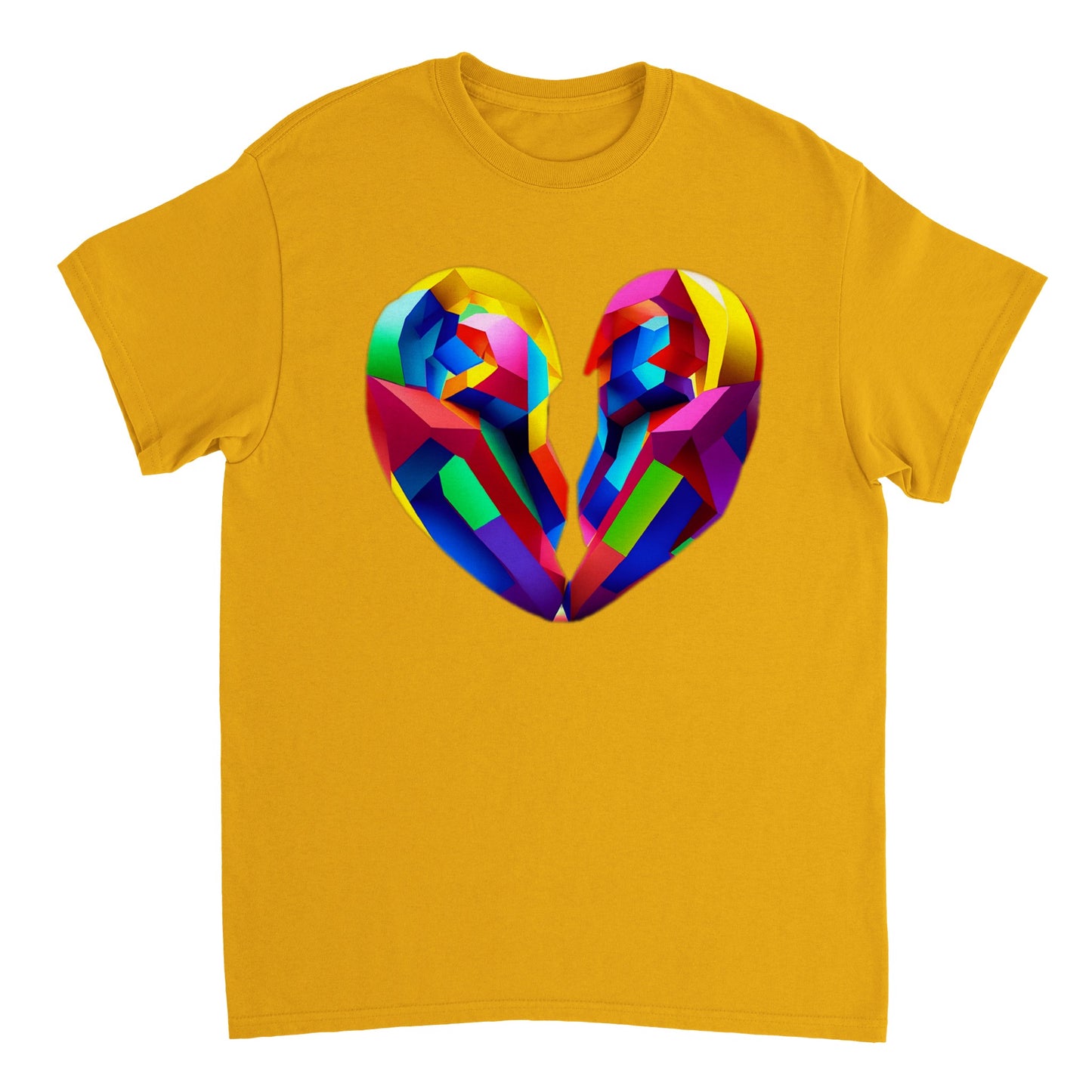 Love Heart - Heavyweight Unisex Crewneck T-shirt 10