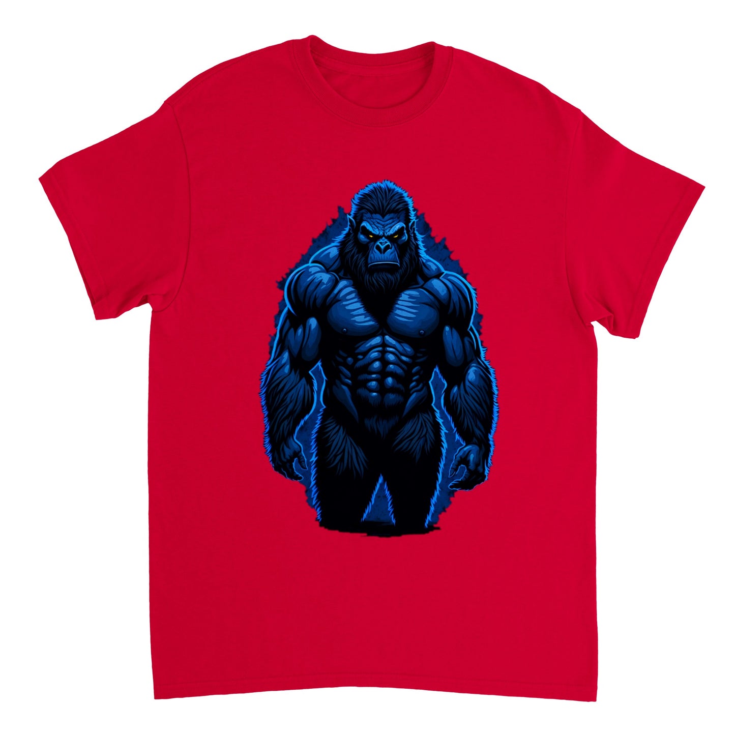3D Bigfoot Art - Heavyweight Unisex Crewneck T-shirt 22