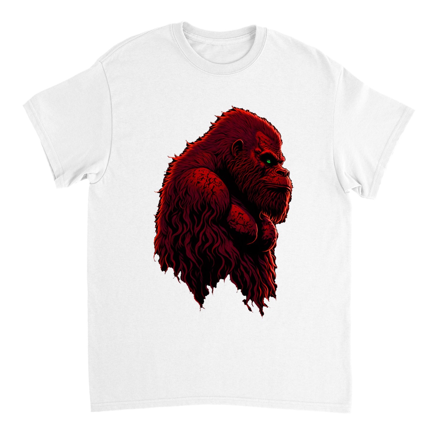 3D Bigfoot Art - Heavyweight Unisex Crewneck T-shirt 33