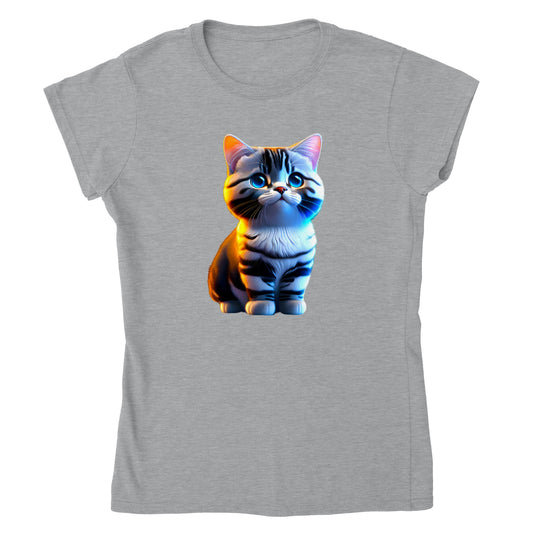 Adorable, Cool, Cute Cats and Kittens Toy - Classic Women’s Crewneck T-Shirt 28