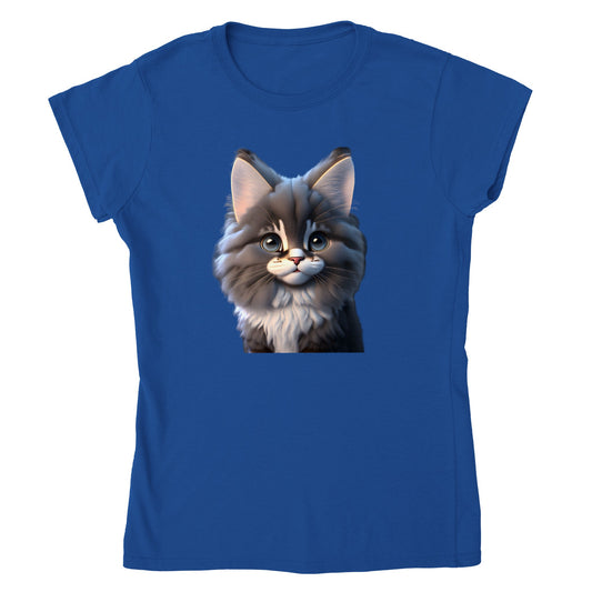 Adorable, Cool, Cute Cats and Kittens Toy - Classic Women’s Crewneck T-Shirt 9