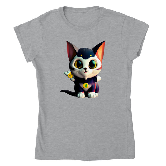 Adorable, Cool, Cute Cats and Kittens Toy - Classic Women’s Crewneck T-Shirt 56