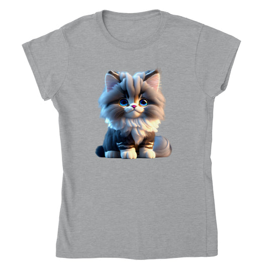 Adorable, Cool, Cute Cats and Kittens Toy - Classic Women’s Crewneck T-Shirt 4