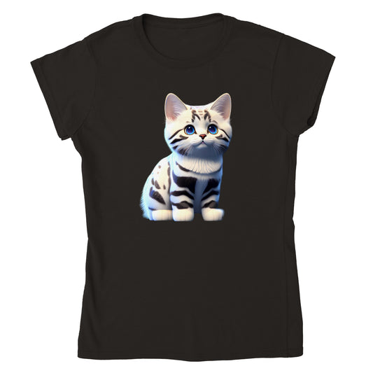 Adorable, Cool, Cute Cats and Kittens Toy - Classic Women’s Crewneck T-Shirt 46